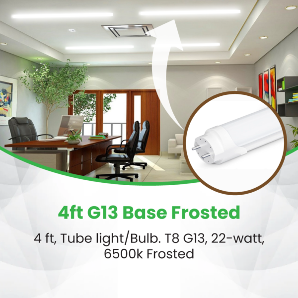 4ft G13 base Frosted - Image 2